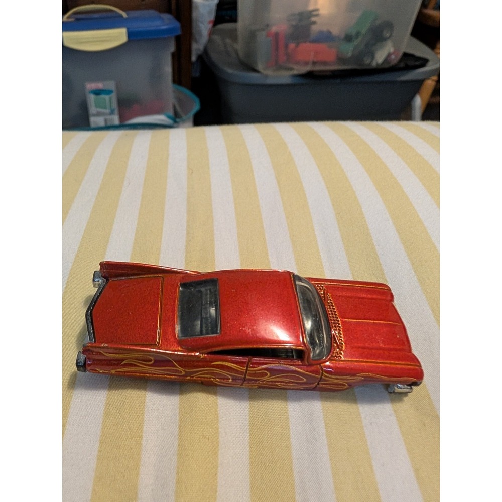Hot Wheels 2001 Custom 59 Cadillac Red 1:64 Loose